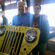 My former boss gives me a going-away gift signed by my coworkers. He later became the Wrangler chief engineer.